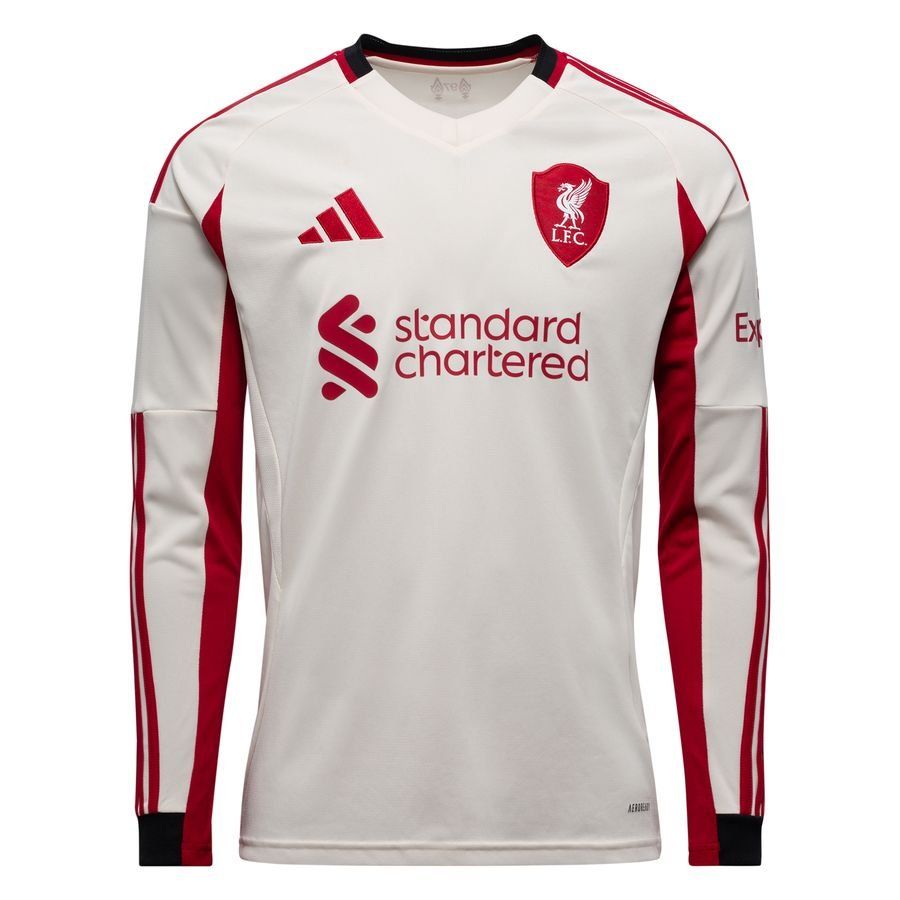 Liverpool Away Shirt 2025/26 Kids Long Sleeves-SoccerKits Hub | Buy Soccer Jerseys Online